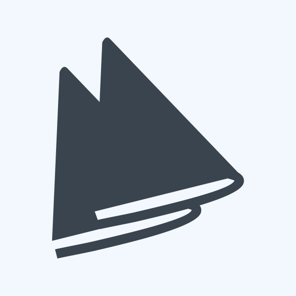 图标餐巾-字形风格-简单的插图图片下载