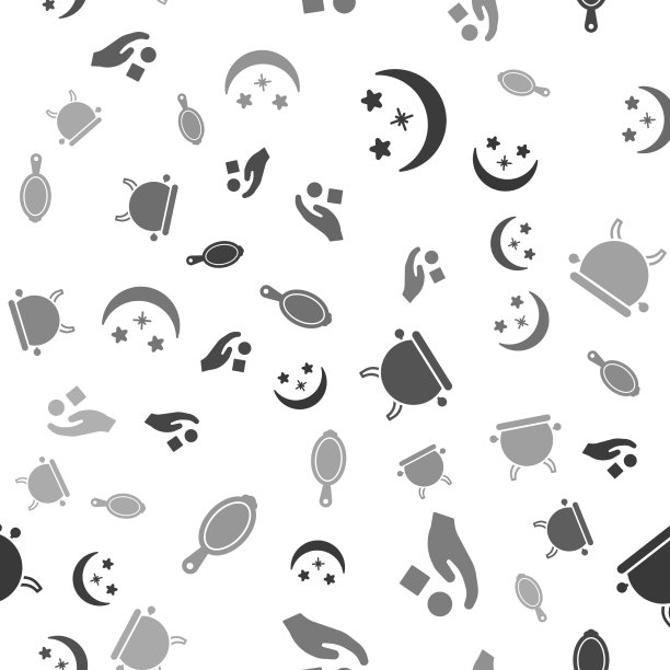 月亮和星星的立方体悬浮在手上图片下载