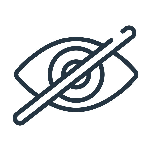 隐藏的细线图标。秘密，掩码线性图标从用户界面概念孤立的轮廓符号。矢量插图符号元素的网页设计和应用程序。图片下载