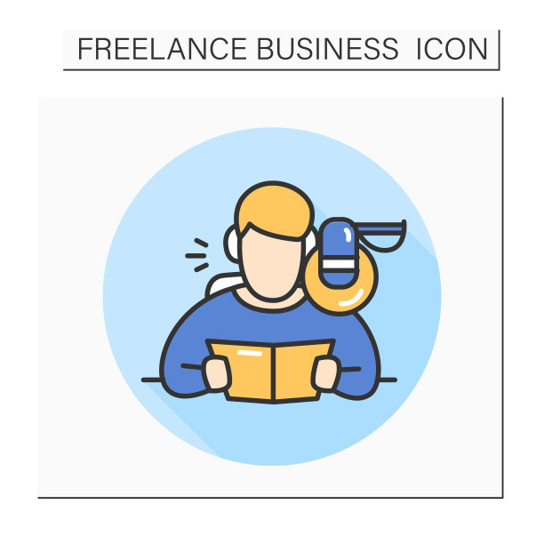 配音彩色图标图片下载