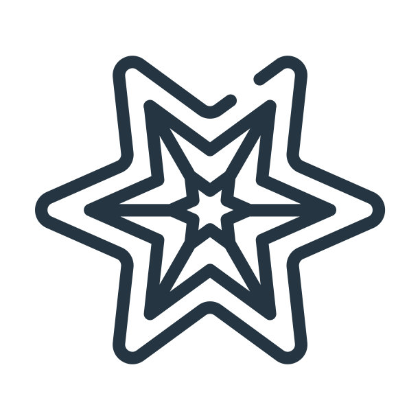 空星细线图标。空，模板线性图标从最终的符号概念孤立的轮廓符号。矢量插图符号元素的网页设计和应用程序。图片下载