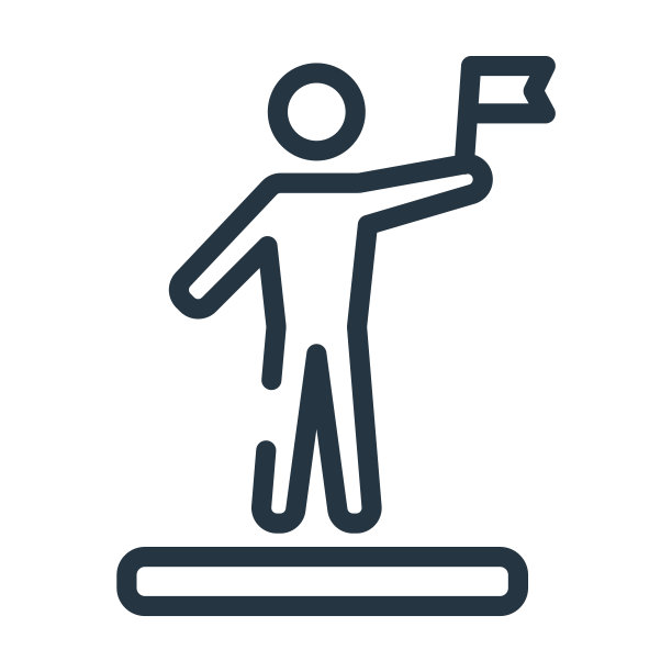 关于成功男人细线图标。成功后，业务线性图标从用户界面概念孤立轮廓符号。矢量插图符号元素的网页设计和应用程序。图片下载