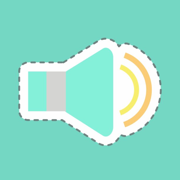 贴纸全卷，线切割-简单的插图，良好的印刷，公告，等图片下载