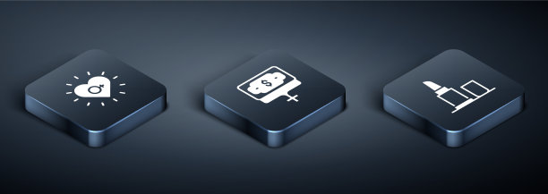 设定等距女权主义口红和金钱增长图片下载