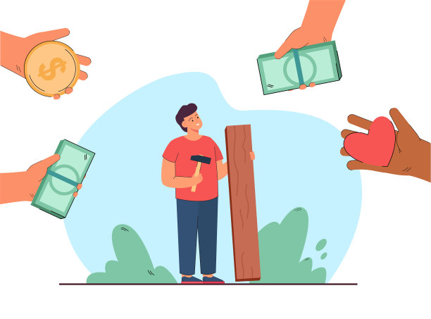 小男孩木工爱好的报酬和认可图片下载