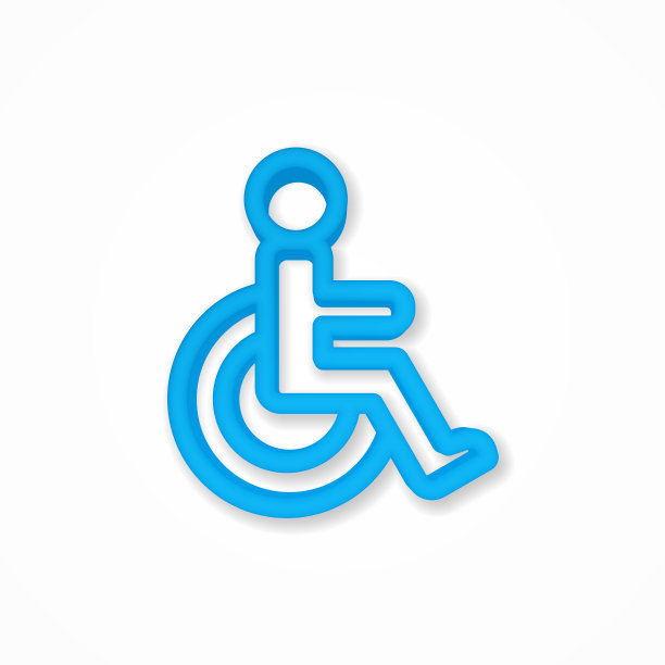 禁用现实的图标。三维线矢量插图。俯视图图片下载