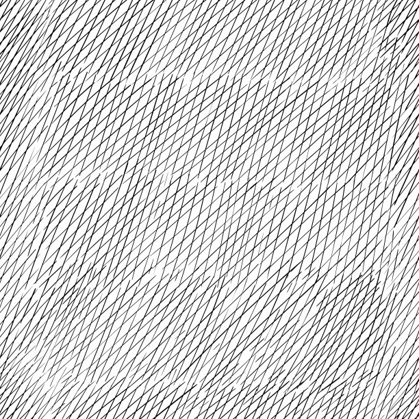 铅笔孵化。无缝的背景。手绘。孤立在白色的。图片下载