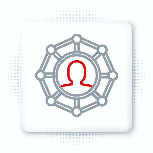 直线项目团队的基础图标孤立在白色背景上。业务分析和计划，团队合作，项目管理。开发人员。色彩斑斓的轮廓的概念。向量图片下载