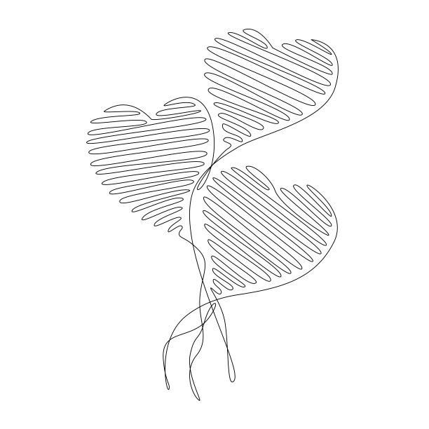 三个带心图片下载