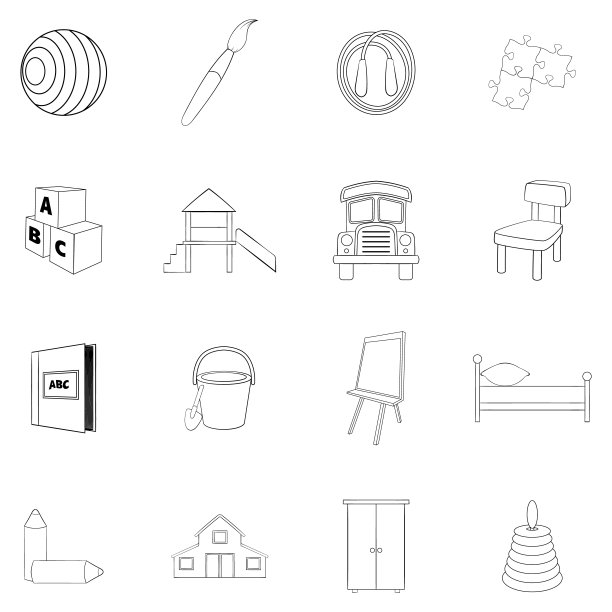 幼儿园安全图标设置大纲图片下载