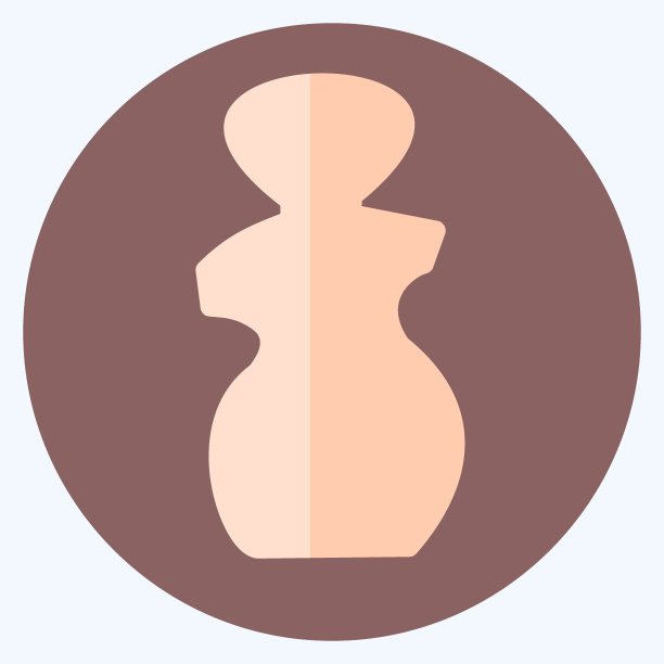 图标人体雕塑-平面风格-简单的插图，有利于印刷，公告，等图片下载