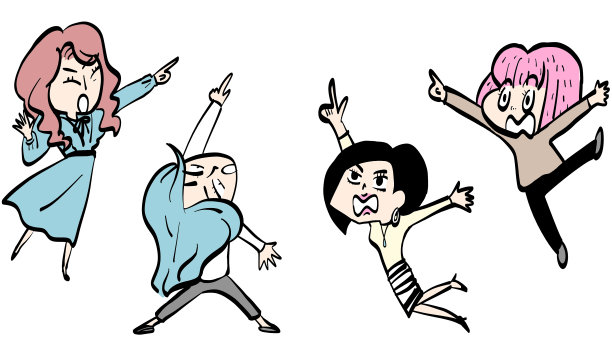 那些感到惊讶并注意的女人图片下载