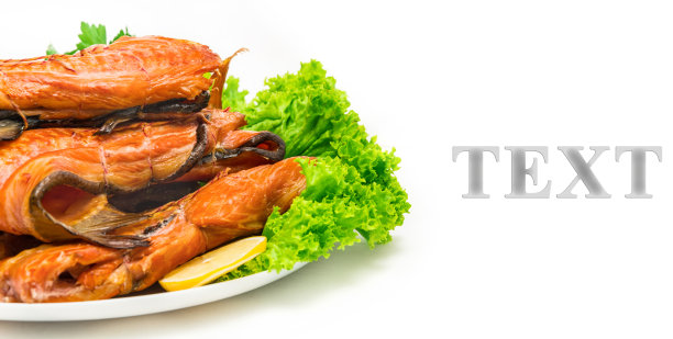 熏制的红鱼背图片下载