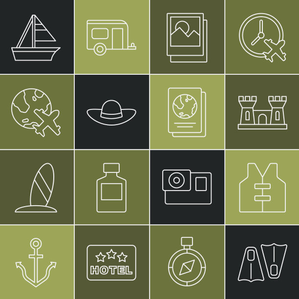 系好游泳救生衣用橡胶脚蹼图片下载