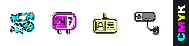 设置糖果钟24小时识别徽章图片下载