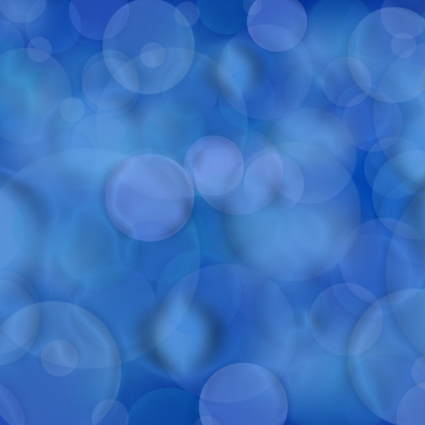 闪亮的蓝色阴影抽象散景光背景。图片下载