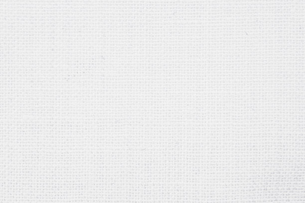 白色织物黄麻，麻布，粗麻布，帆布编织纱布，纹理图案以淡白色颜色为空白。天然亚麻布和棉布纹理作为干净的背景空作装饰。图片下载