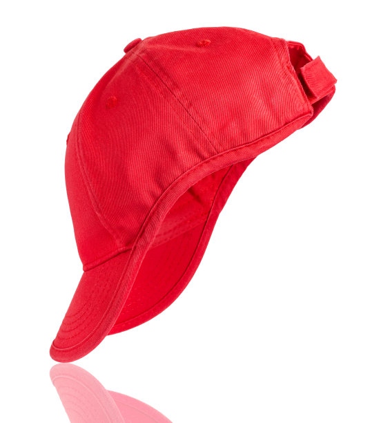 红帽孤立在白色背景上。头饰。图片下载