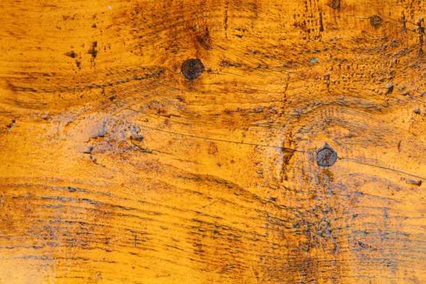 旧的、粗糙的、肮脏的、黄色的纸板。特写镜头。背景。纹理。图片下载