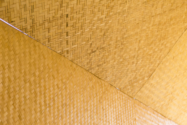 抽象模糊的室内竹建筑师背景图片下载