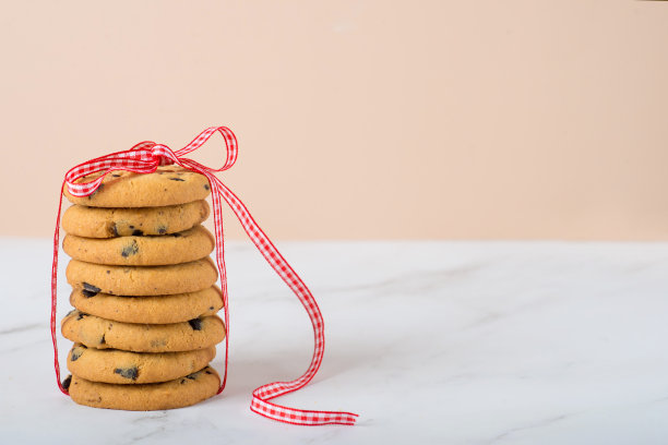 带有巧克力成分的巧克力片饼干图片下载