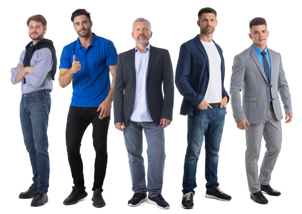 一群商人图片下载