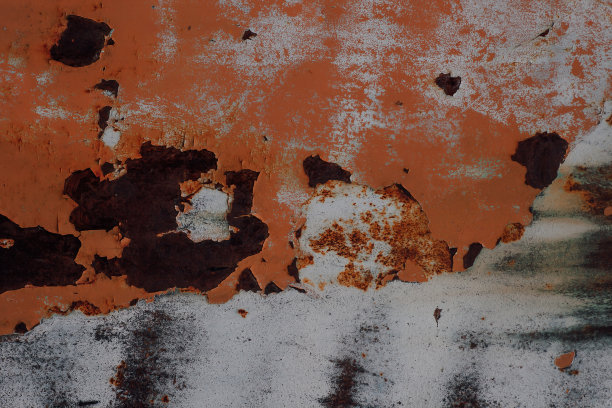 金属纹理，油漆剥落和划痕，可作为背景图片下载