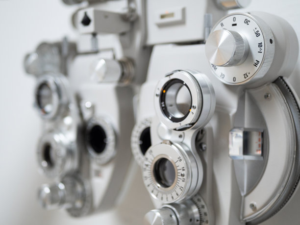 眼睛检查设备特写图片下载