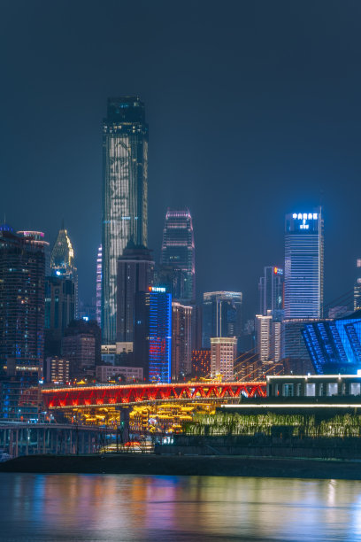 重庆河滨夜景图片下载