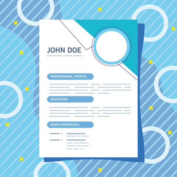 简历模板memphys风格图片下载