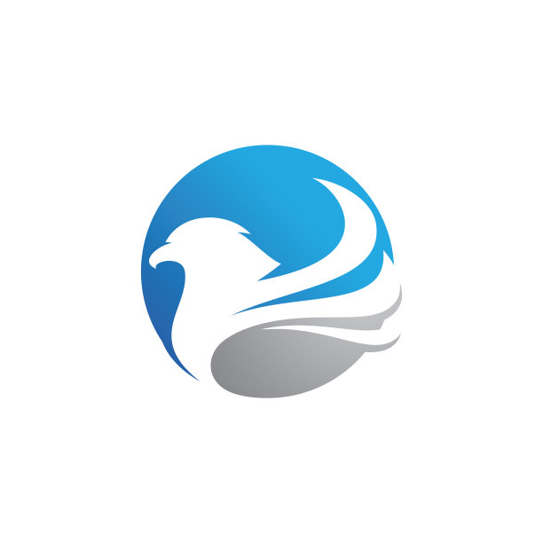 鹰标志矢量，创造性的鹰图标模板插图图片下载