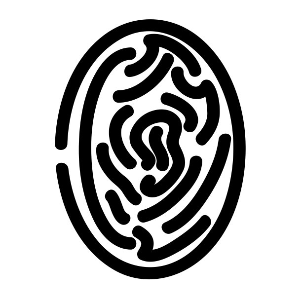 矢量指纹，触摸按钮，生物识别图片下载