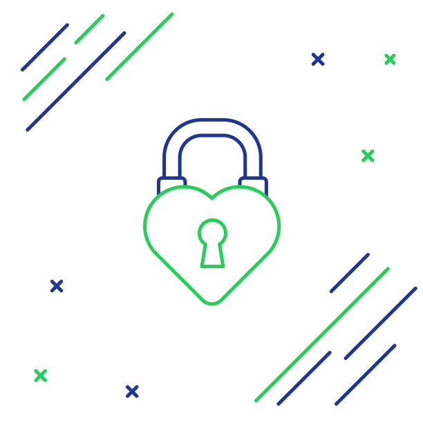 线城堡在一个心脏图标的形状孤立在白色背景。爱情符号和钥匙孔符号。3月8日。快乐的女人。色彩斑斓的轮廓的概念。向量图片下载