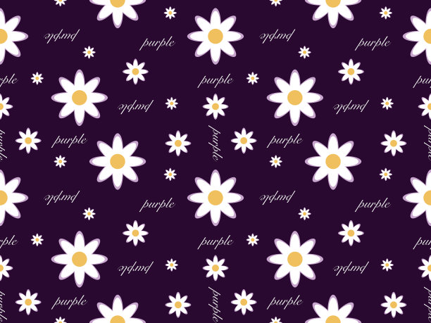 白色的花图片在一个美丽的紫色背景图片下载