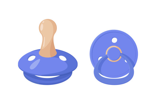 亮紫色奶嘴乳头图片下载