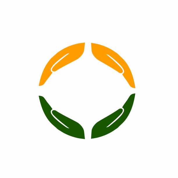 手围成一个圈，象征团队合作，支持图片下载