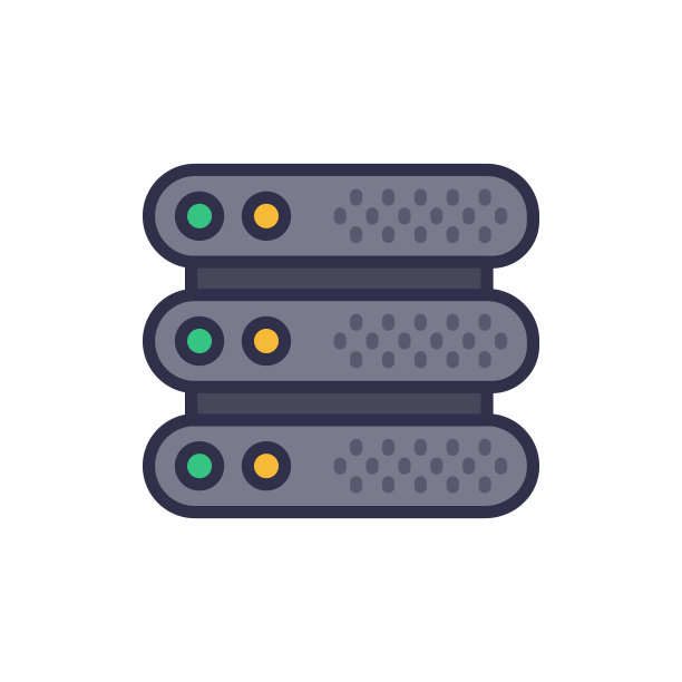 服务器图标矢量。标识;图片下载