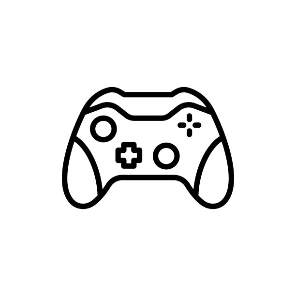 游戏控制台图标在向量。标识;图片下载