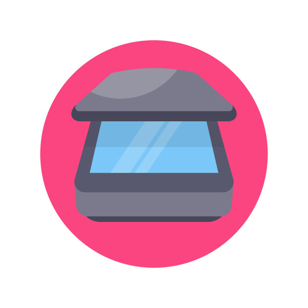 扫描器图标矢量。标识;图片下载