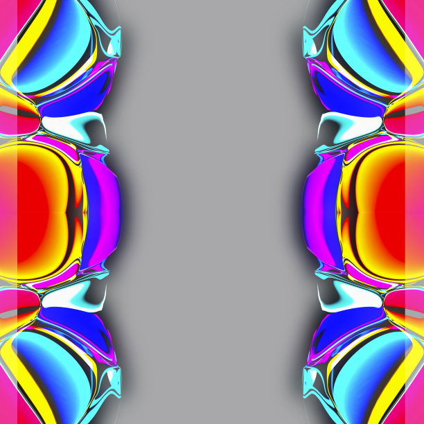 抽象的,垂直的,色彩艳丽、框架、模式、协作、风格,超现实主义,迷幻,蓝色,渐变,背景,幻想,3 d空间文本图片下载