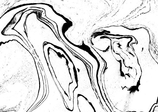 抽象的液体黑色绘制纹理。波浪和波纹表面旗帜的背景。图片下载