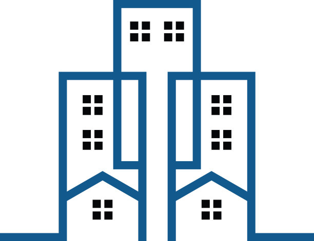 建筑及城市房地产标志设计图片下载