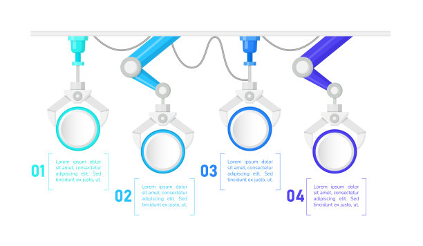 机械工程技术信息图表设计模板图片下载