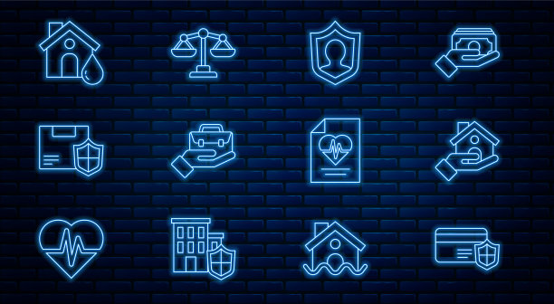 设置有盾屋保险的信用卡图片下载