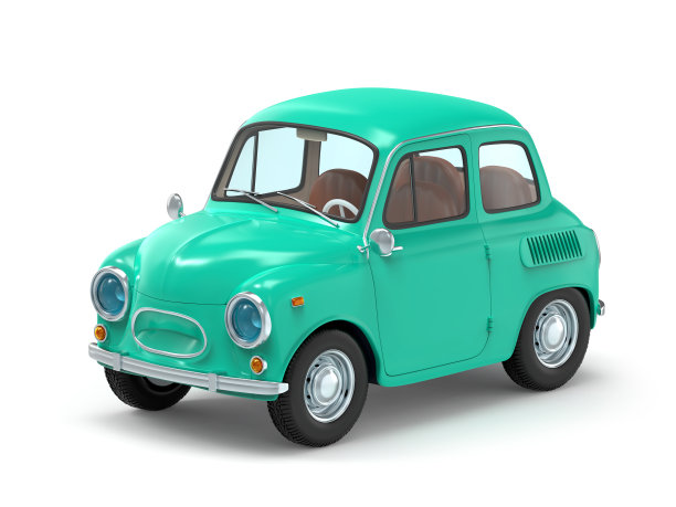 汽车复古小卡通串图片下载