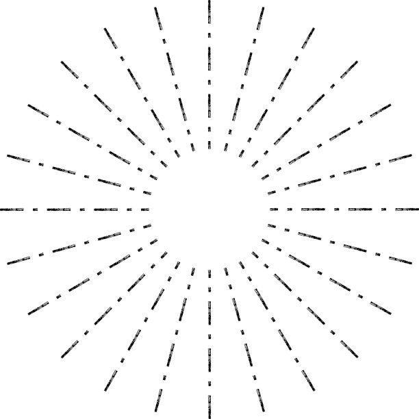 手绘暗单色集中线框/插图材料(矢量插图)图片下载
