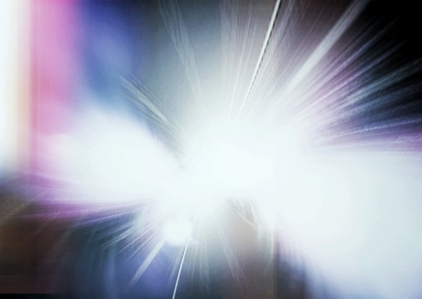 彩色灯光照亮黑暗的插图图片下载