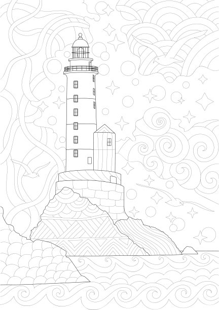 海边的灯塔图片下载