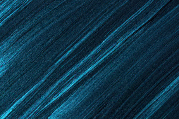 抽象艺术背景氖蓝色和黑色的颜色。用绿松石笔触和飞溅在帆布上的水彩画。图片下载