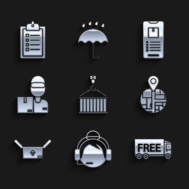 吊装集装箱，免费送货图片下载